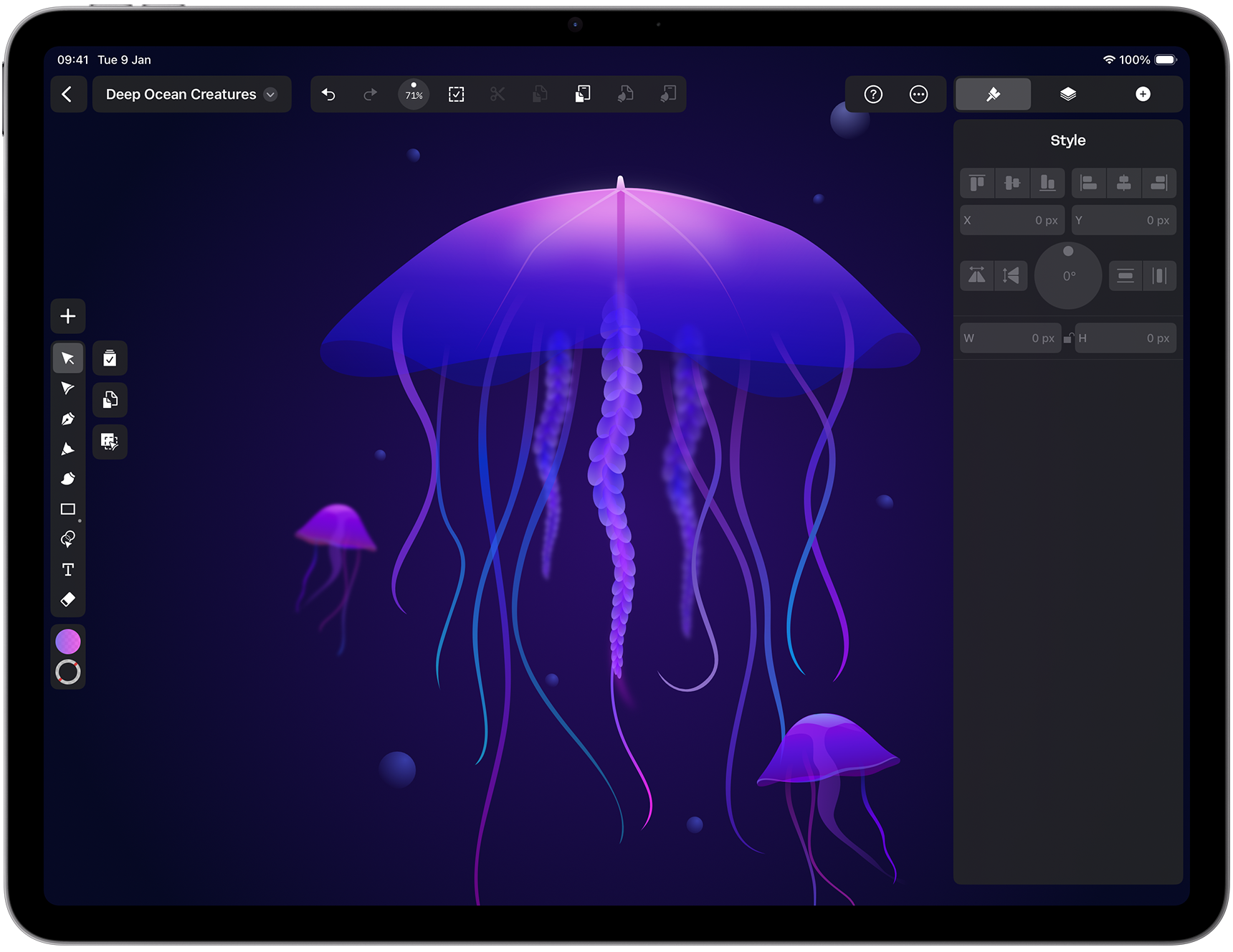 새로운 디자인 적용 전 Linearity Curve 앱 인터페이스